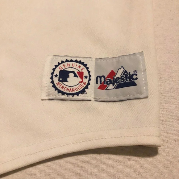 Vintage Los Angeles Dodgers Majestic Team Blank Jersey Mens 2X Made in USA MLB - Picture 4 of 16